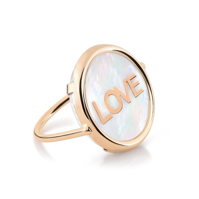 ginette ny initial love disc ring