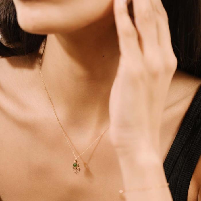 Ginette Ny Jade Tiny Bead Charm