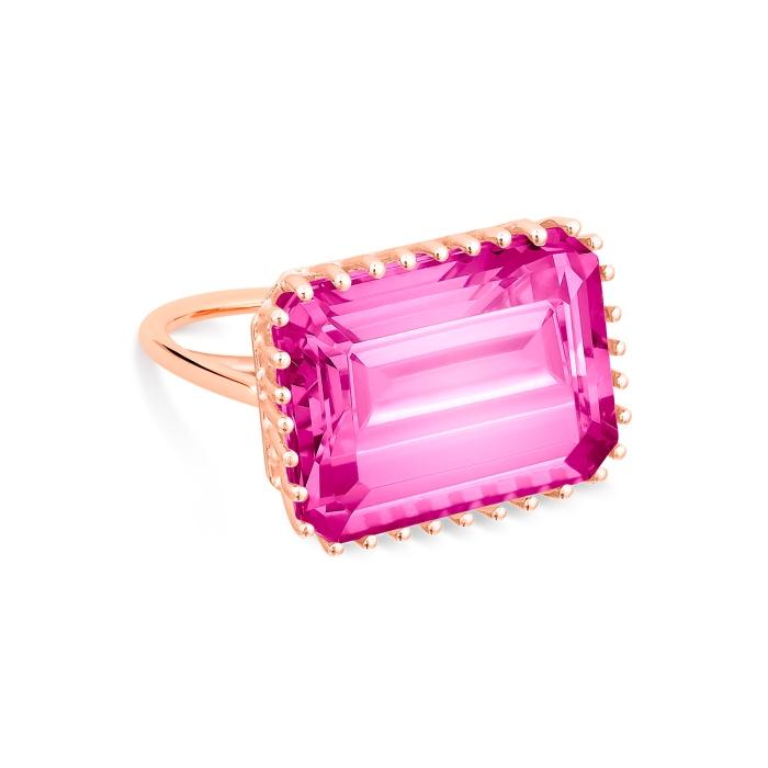 ginette ny jumbo cocktail pink topaz ring
