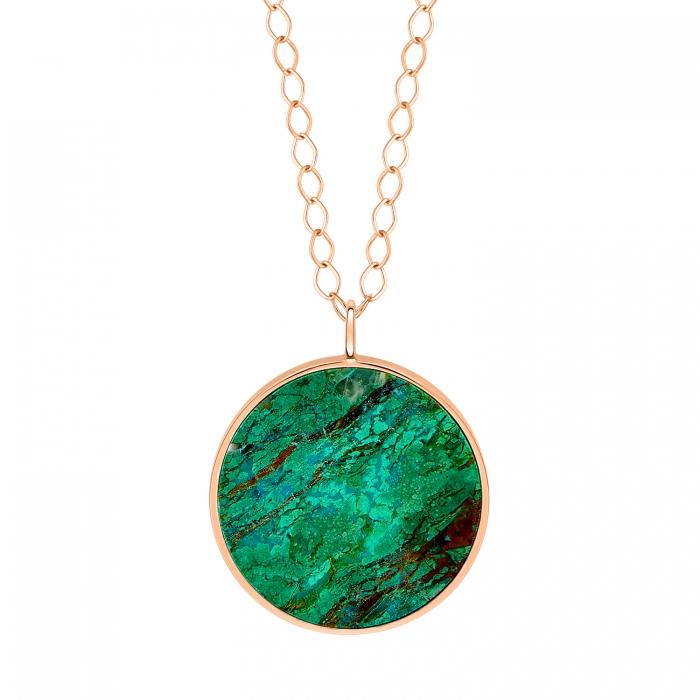 Ginette Ny Jumbo Ever Chrysocolle Disc On Chain