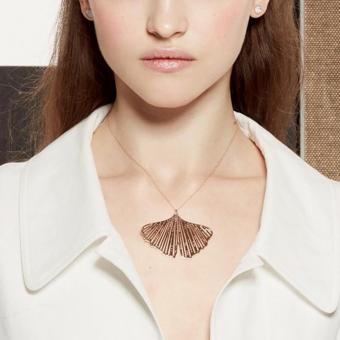 Ginette Ny Jumbo Gingko On Chain