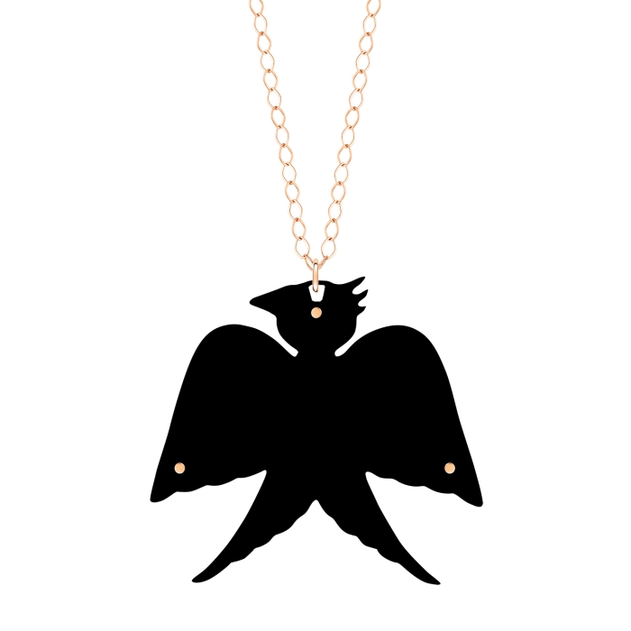 ginette ny jumbo onyx georgia on chain