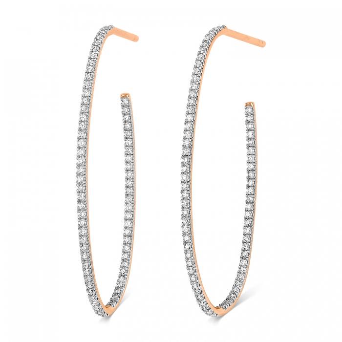 ginette ny large ellipse diamond hoops