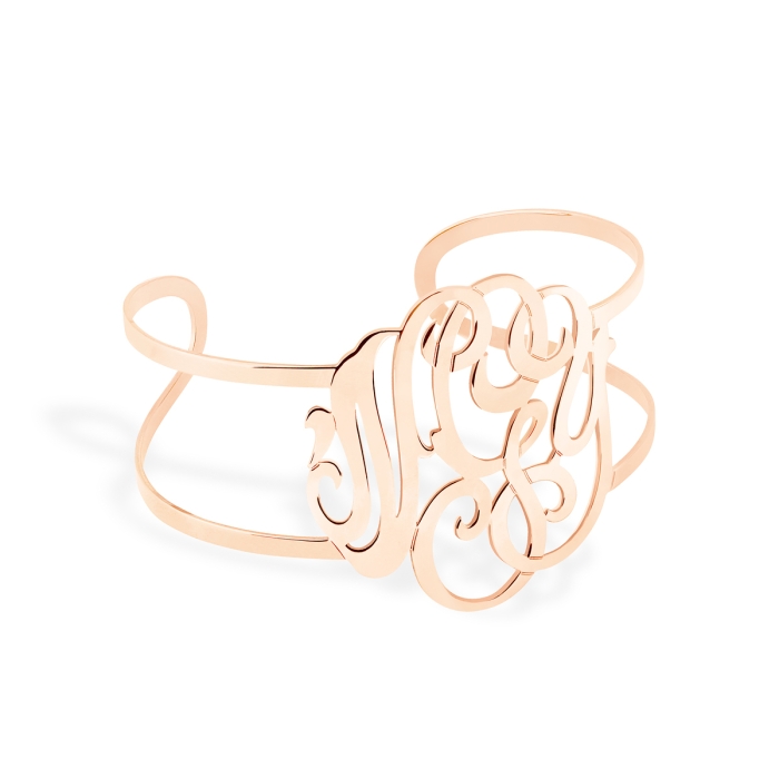 ginette ny large lace monogram cuff