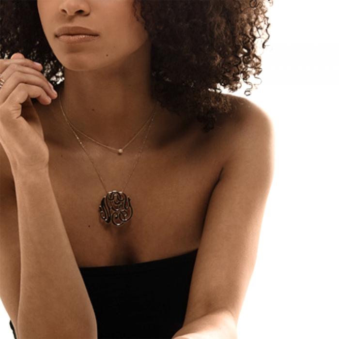 Ginette Ny Large Lace Monogram "ngy"