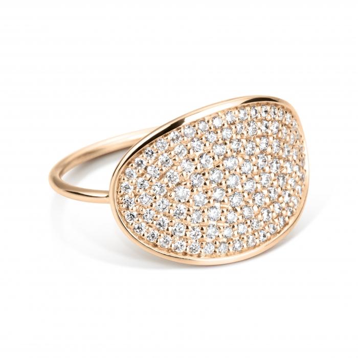 ginette ny large sequin diamond ring