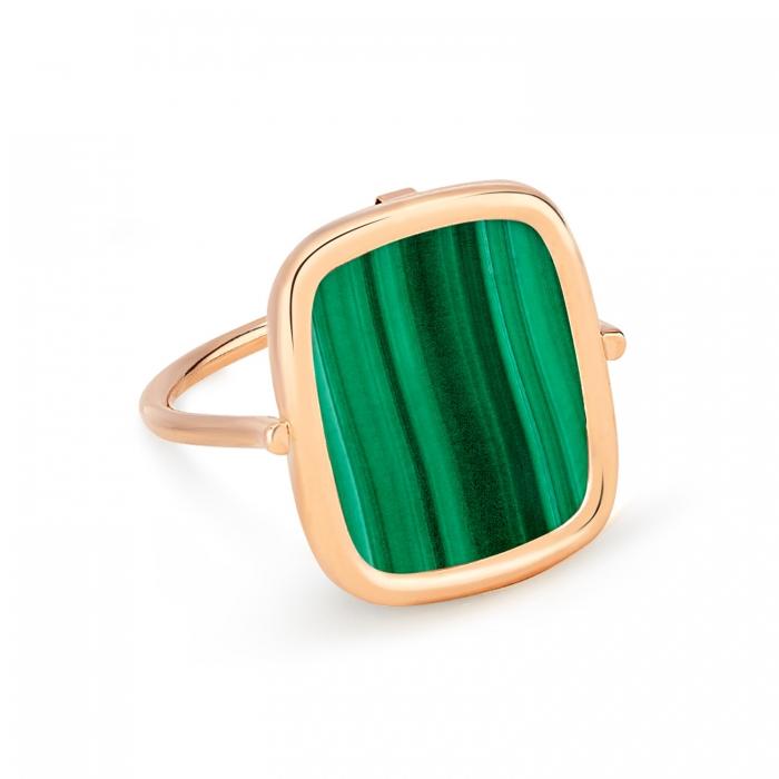 ginette ny malachite antique ring