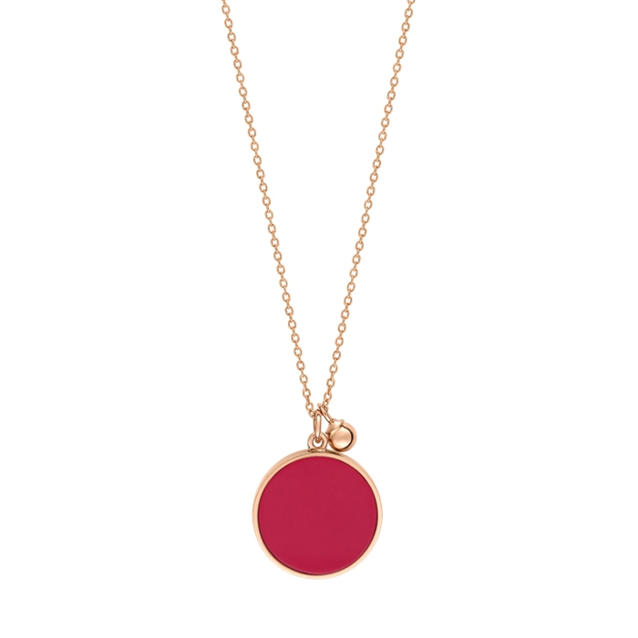 ginette ny maria coral disc on chain