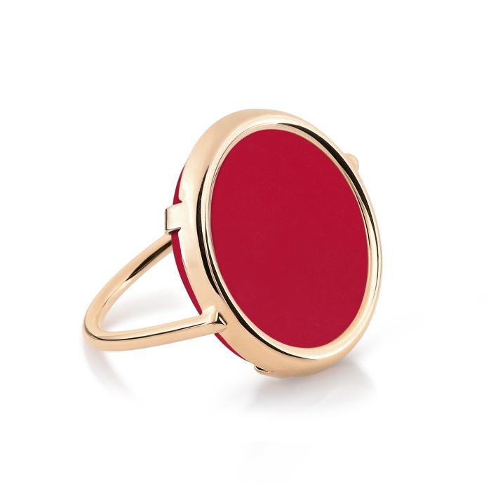 ginette ny maria coral disc ring