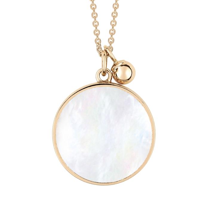 Ginette Ny Maria MOP Disc On Chain