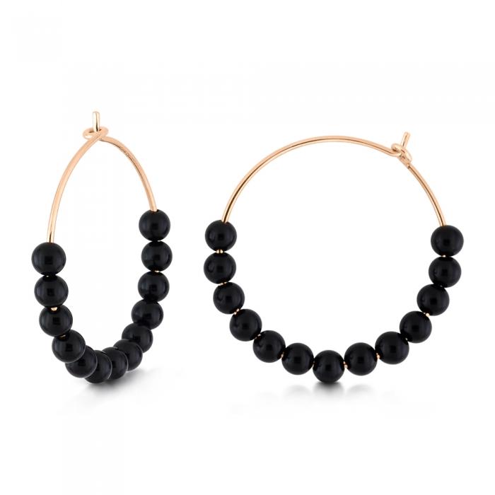 ginette ny maria onyx hoops