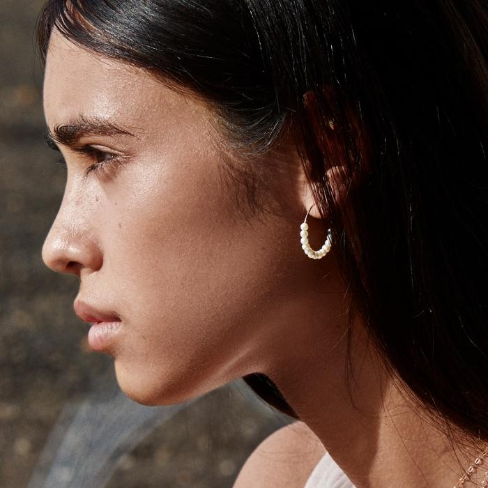 Ginette Ny Maria Pearl Hoops