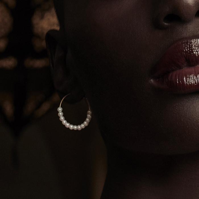 Ginette Ny Maria Pearl Hoops