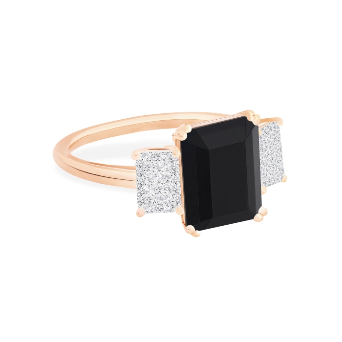 ginette ny midnight diamond & onyx ring