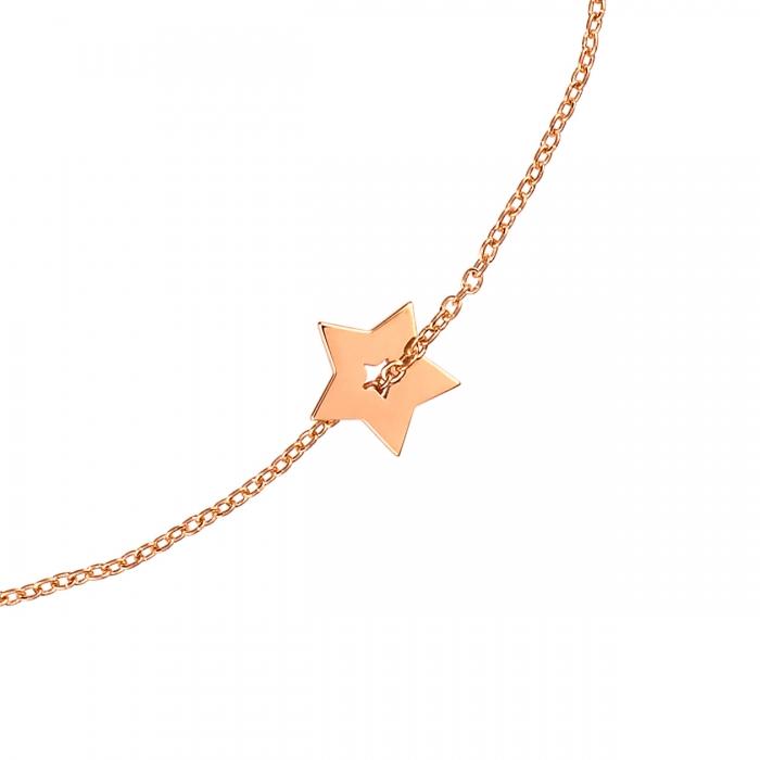Ginette Ny Milky Way Open Star Bracelet