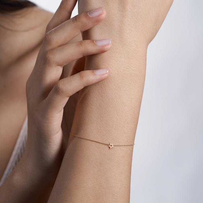 Ginette Ny Milky Way Open Star Bracelet