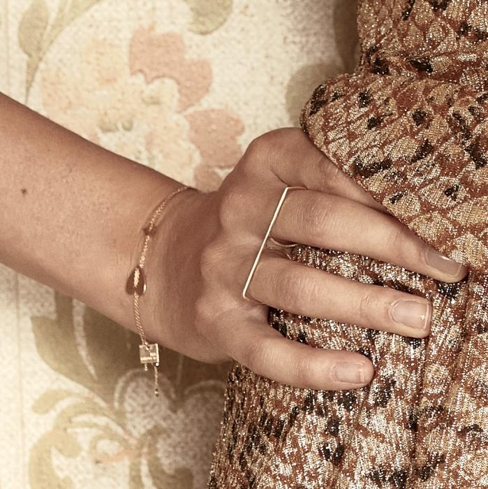 Ginette Ny Milky Way Open Star Bracelet