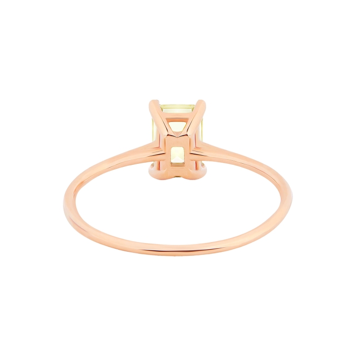 Ginette Ny Mini Cocktail Lemon Quartz Ring