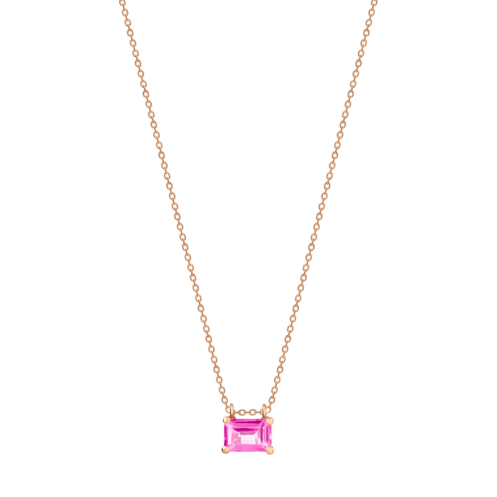 ginette ny mini cocktail pink topaz on chain
