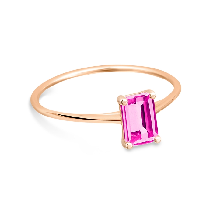 ginette ny mini cocktail pink topaz ring