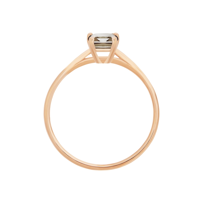 Ginette Ny Mini Cocktail Smoky Quartz Ring
