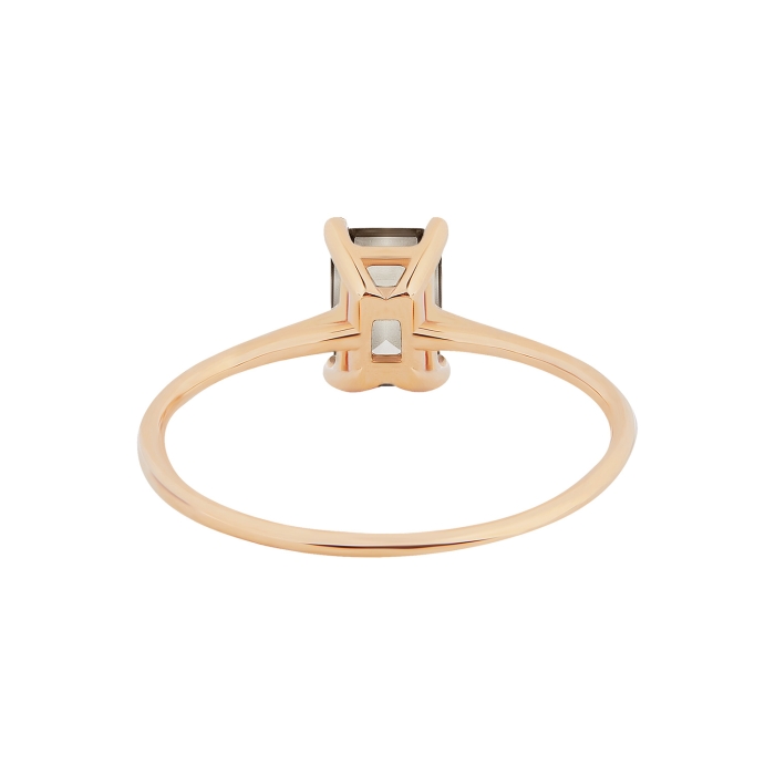 Ginette Ny Mini Cocktail Smoky Quartz Ring