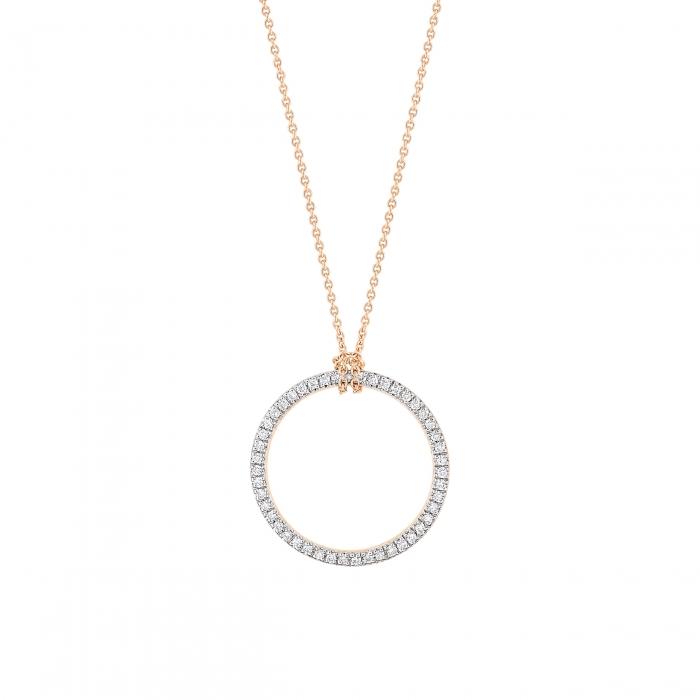 ginette ny mini diamond circle on chain