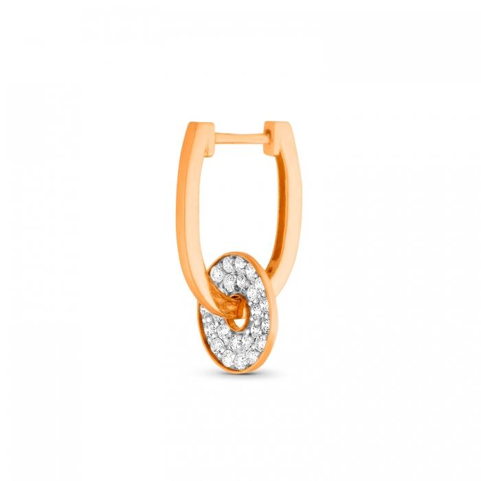 Ginette Ny Mini Diamond Donut Hoops