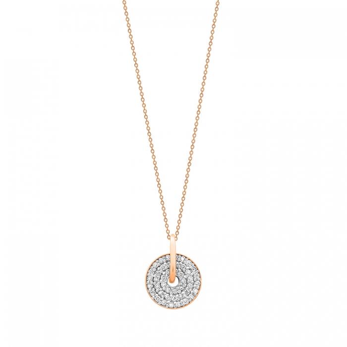 ginette ny mini diamond donut on chain