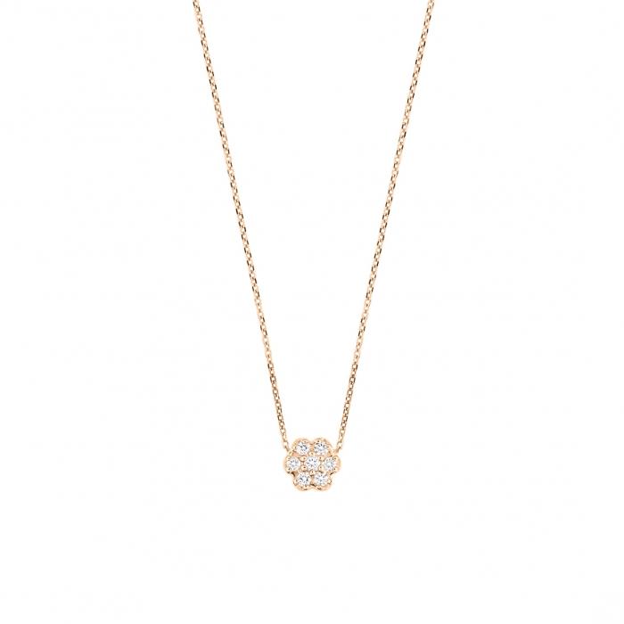ginette ny mini diamond lotus on chain
