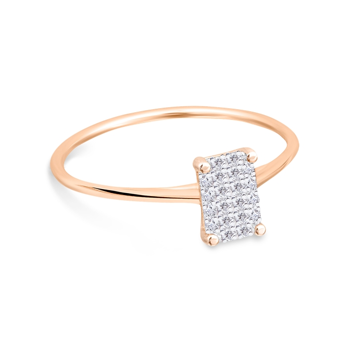 ginette ny mini diamond midnight ring