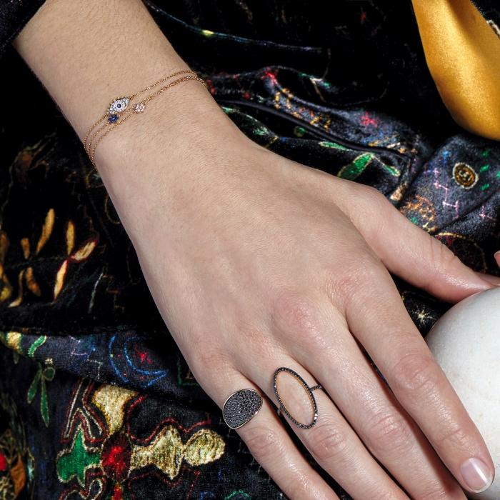 Ginette Ny Mini Diamond Star Bracelet