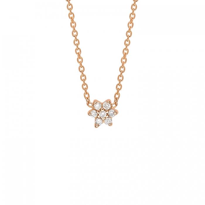 Ginette Ny Mini Diamond Star Necklace