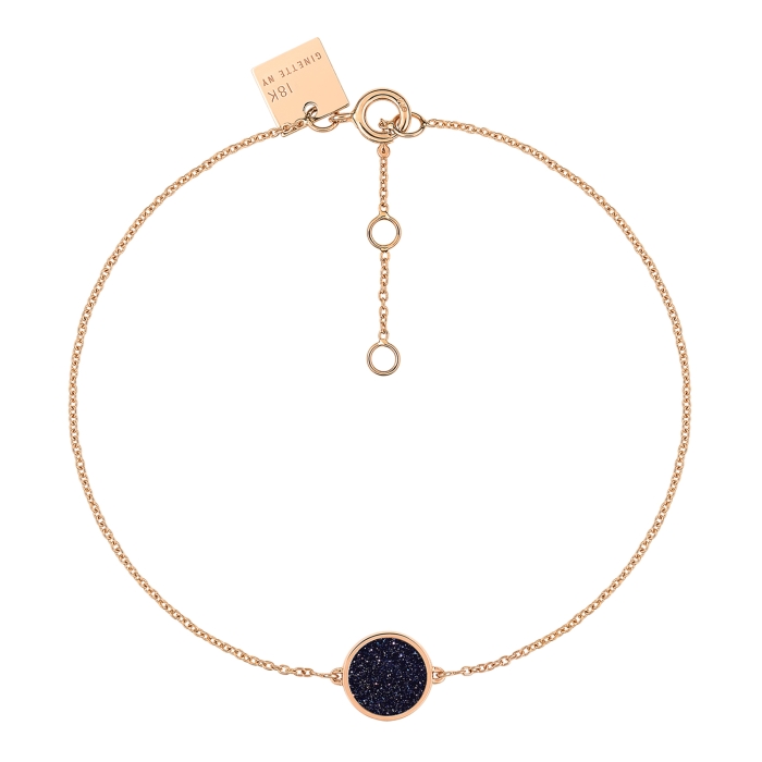 ginette ny mini ever blue sandstone disc bracelet