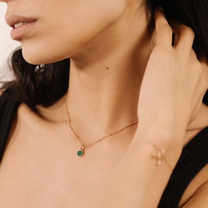 Ginette Ny Mini Ever Malachite Charm