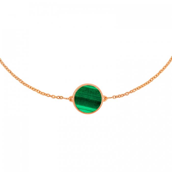 Ginette Ny Mini Ever Malachite Disc Bracelet