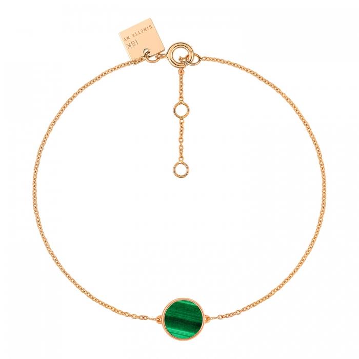 ginette ny mini ever malachite disc bracelet