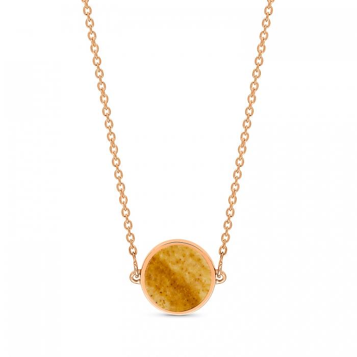 Ginette Ny Mini Ever Picture Jasper Disc Necklace