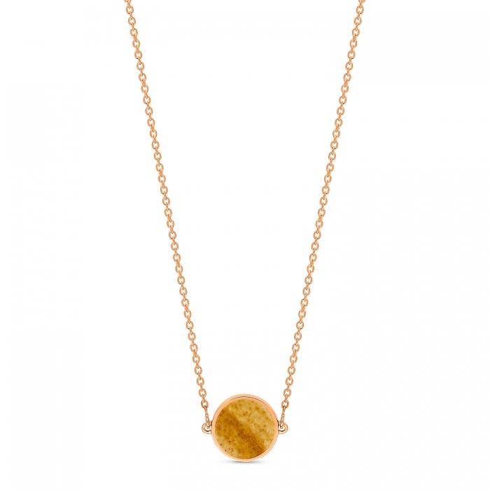 ginette ny mini ever picture jasper disc necklace