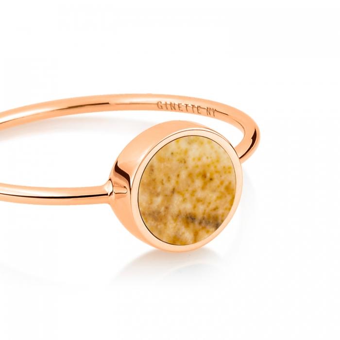 Ginette Ny Mini Ever Picture Jasper Disc Ring