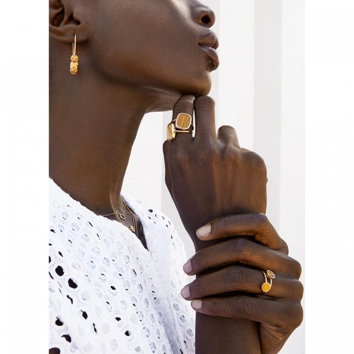 Ginette Ny Mini Ever Picture Jasper Disc Ring