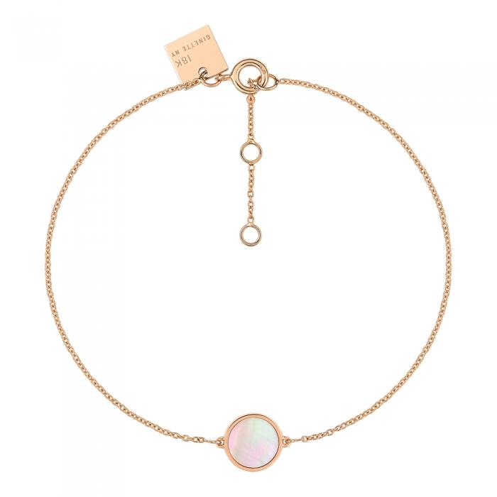 ginette ny mini ever pink MOP disc bracelet