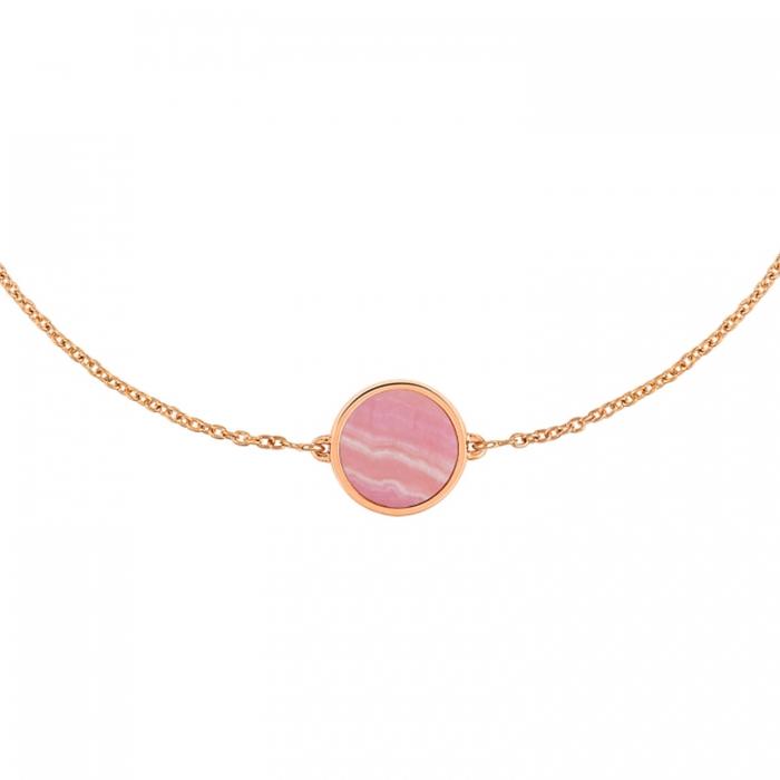 Ginette Ny Mini Ever Rhodochrosite Disc Bracelet