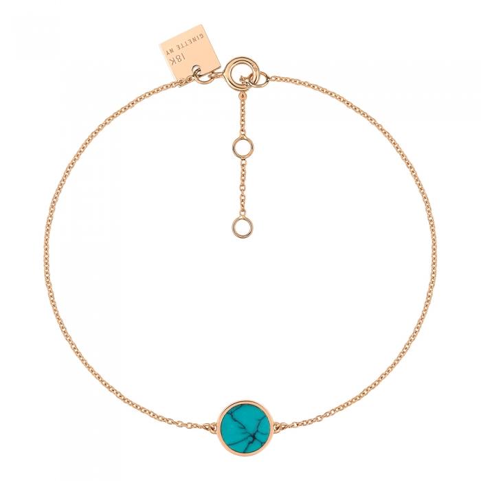 ginette ny mini ever turquoise disc bracelet