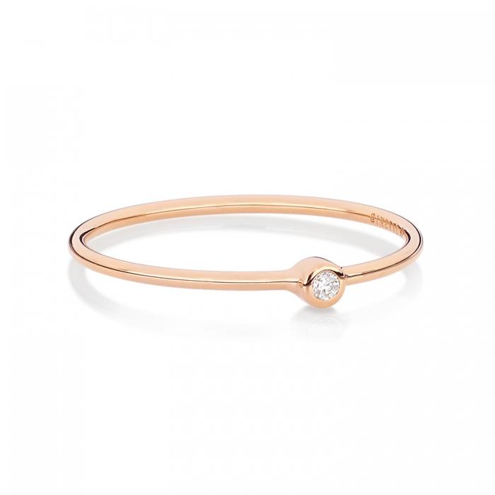 ginette ny mini lonely diamond ring