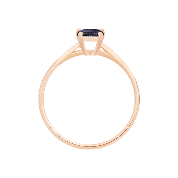 Ginette Ny Mini Midnight Blue Sandstone Ring