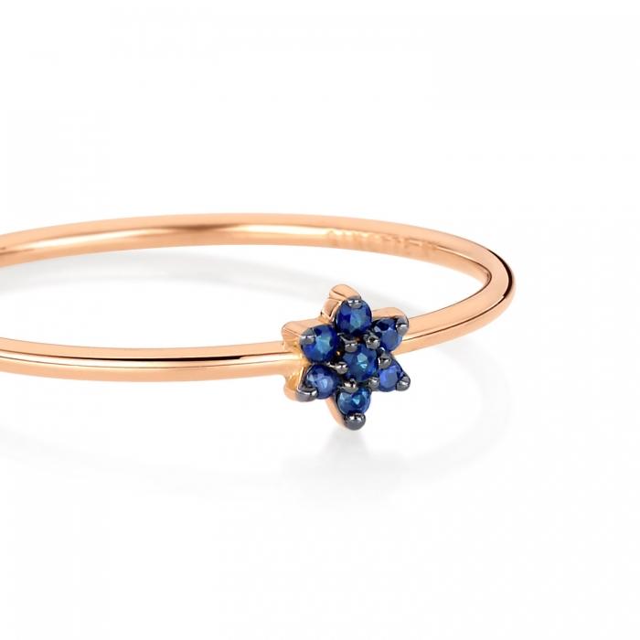 Ginette Ny Mini Sapphire Star Ring