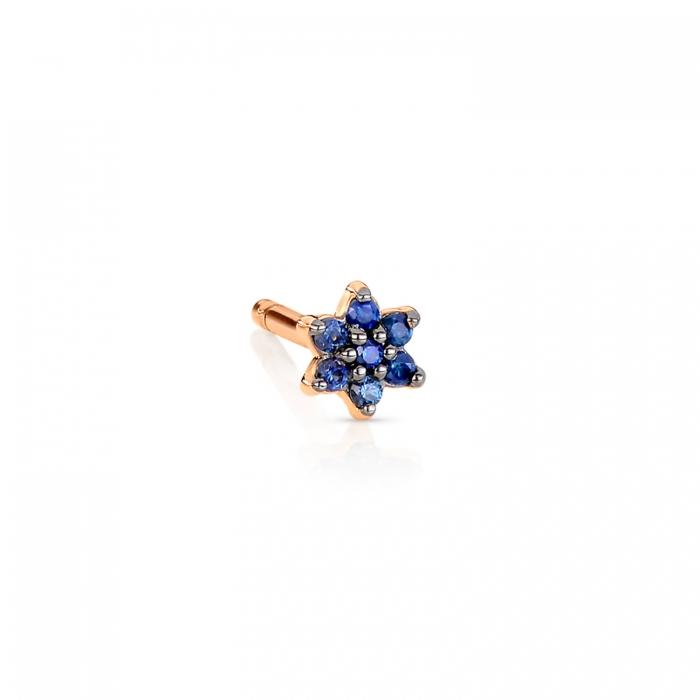 Ginette Ny Mini Sapphire Star Studs
