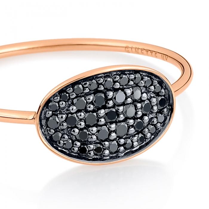 Ginette Ny Mini Sequin Black Diamond Ring