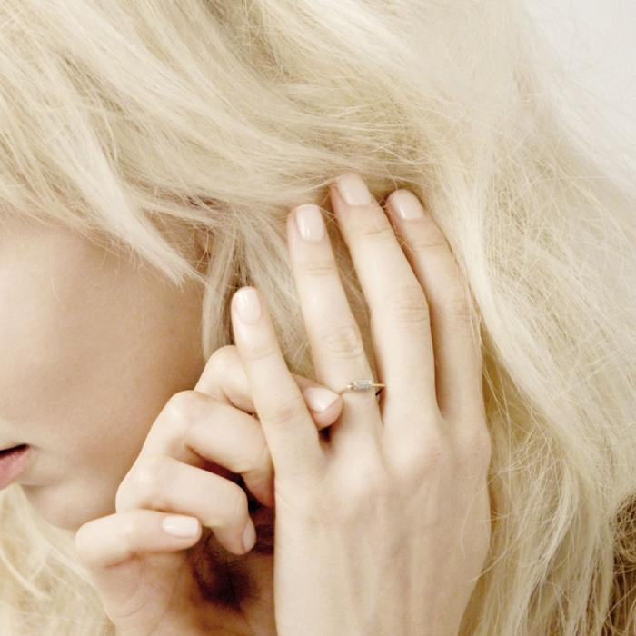 Ginette Ny Mini Straw Diamond Ring